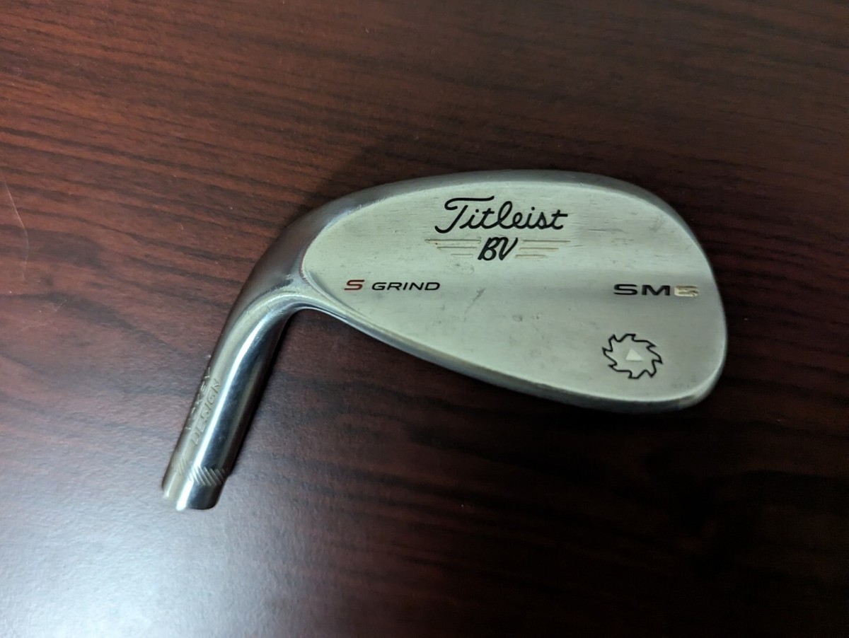 Titleist Vokey SM6 Tour Chrome F Grind 54 10* Wedge Head only LH