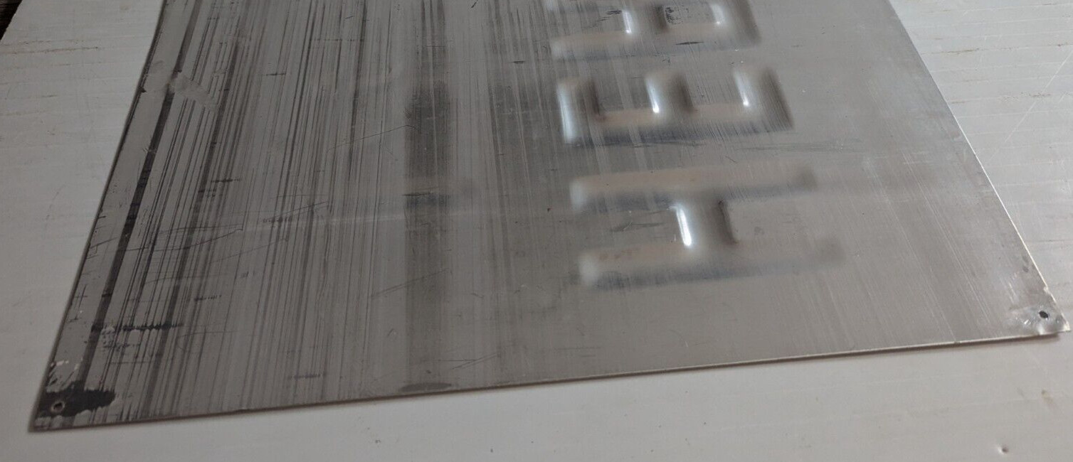 Vintage Hershey's Ice Cream Tin Embossed Sign M-H 4-89