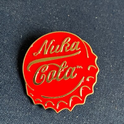 ZG07 Fallout Vault Valentine Bruderschaft Enklave Mojave Cola Emaille Pin Anstecker