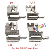 Double Welt Foot Set For Consew 205RB / Juki DU-141 DU-1181 Walking Foot Machine