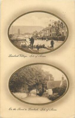 Lamlash Isle Of Arran Scotland 2 Insets OLD PHOTO