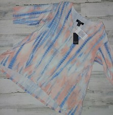 NINE WEST JEANS Womens Shirt Size Small The Dye Crabapple Tunic Top MSRP $49.50