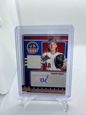 2023 Stars & Stripes Holden Harris Jersey Patch Autograph #NTDP-HH RC Rookie