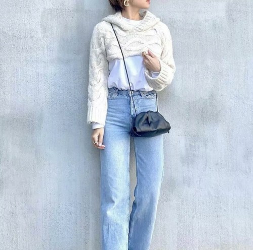Zara Ecru Cable Knit Hooded Arm Warmers 
