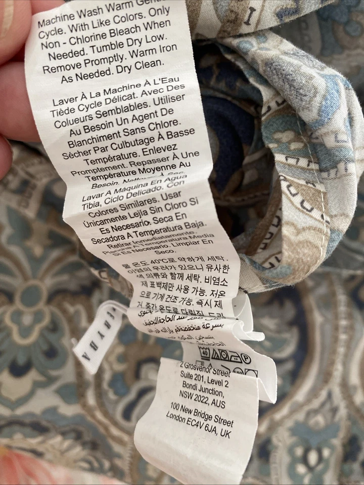 Pottery Barn Mackenna 被套(全/大号)展示物品 — 第 3/4 张图片