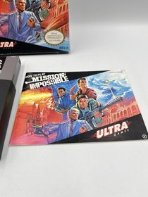 Mission: Impossible NES Nintendo Completo CIB Excelente Estado! &iexcl;BONITO!