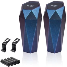 BFXM Car Trash Can, 2 Pack Car Trash Bin with Lid, Car Accessories for Women