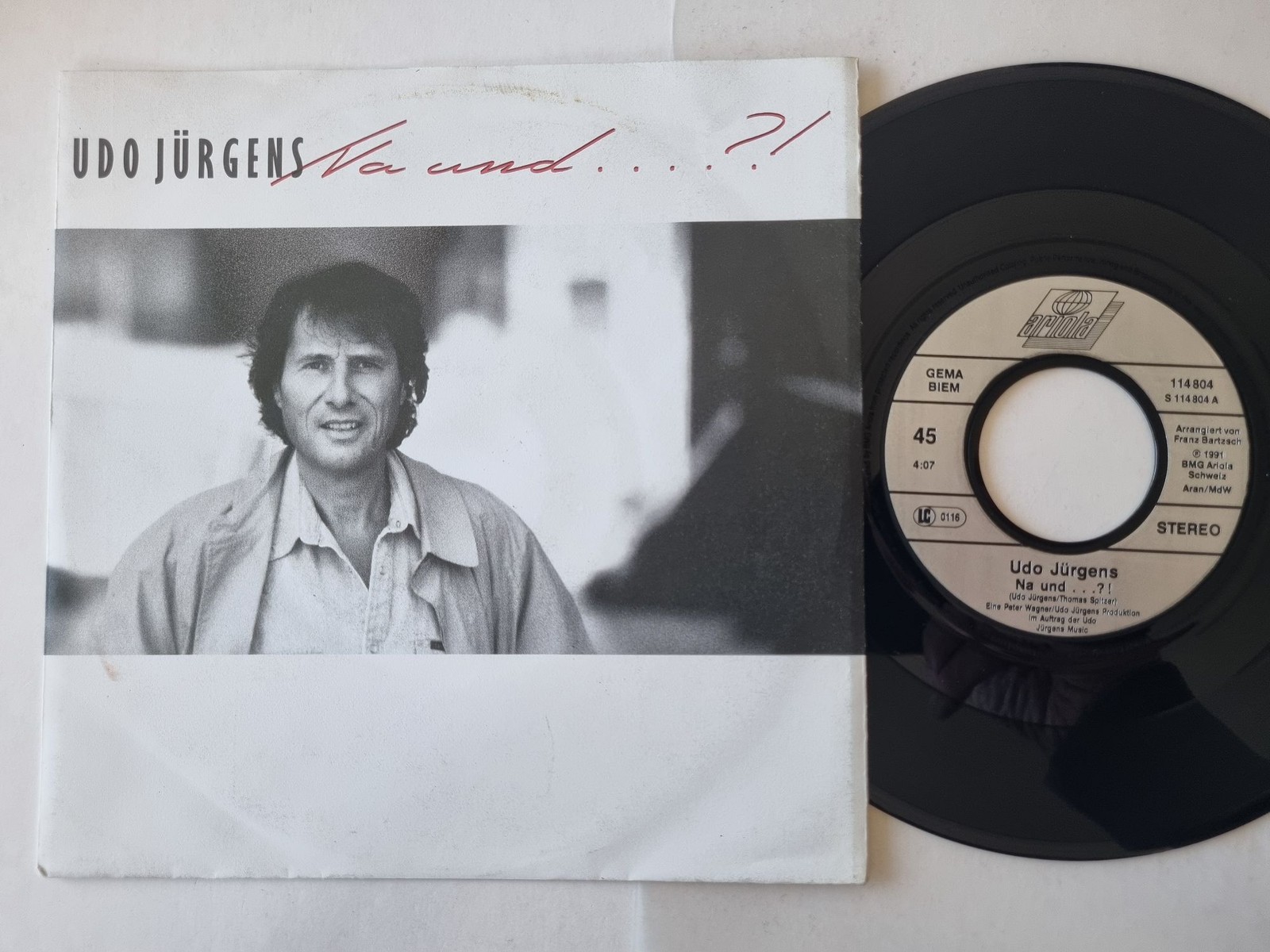 Udo Jürgens - Na Und...?! 7'' Vinyl Germany