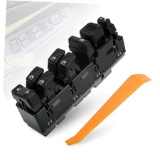 Power Window Driver Side - Compatible with 2003-2007 Chevy 15883320 Switch
