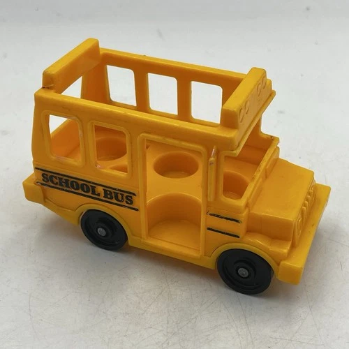 Vintage 1988 Fisher Price Little People Mini Little Yellow School Bus