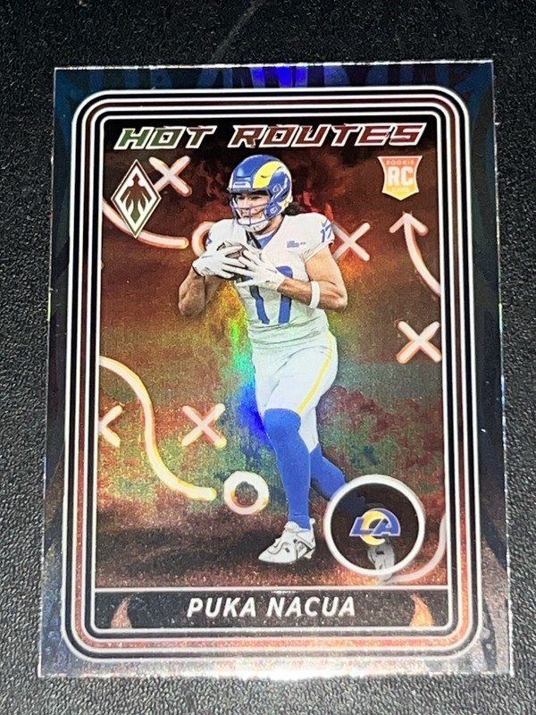 Panini 2023 Phoenix Hot Routes Silver Puka Nacua RC Insert #HR-26