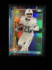 2025 Topps Chrome Football - Devon Achane Neon Pulse Refractor #188 (RC)