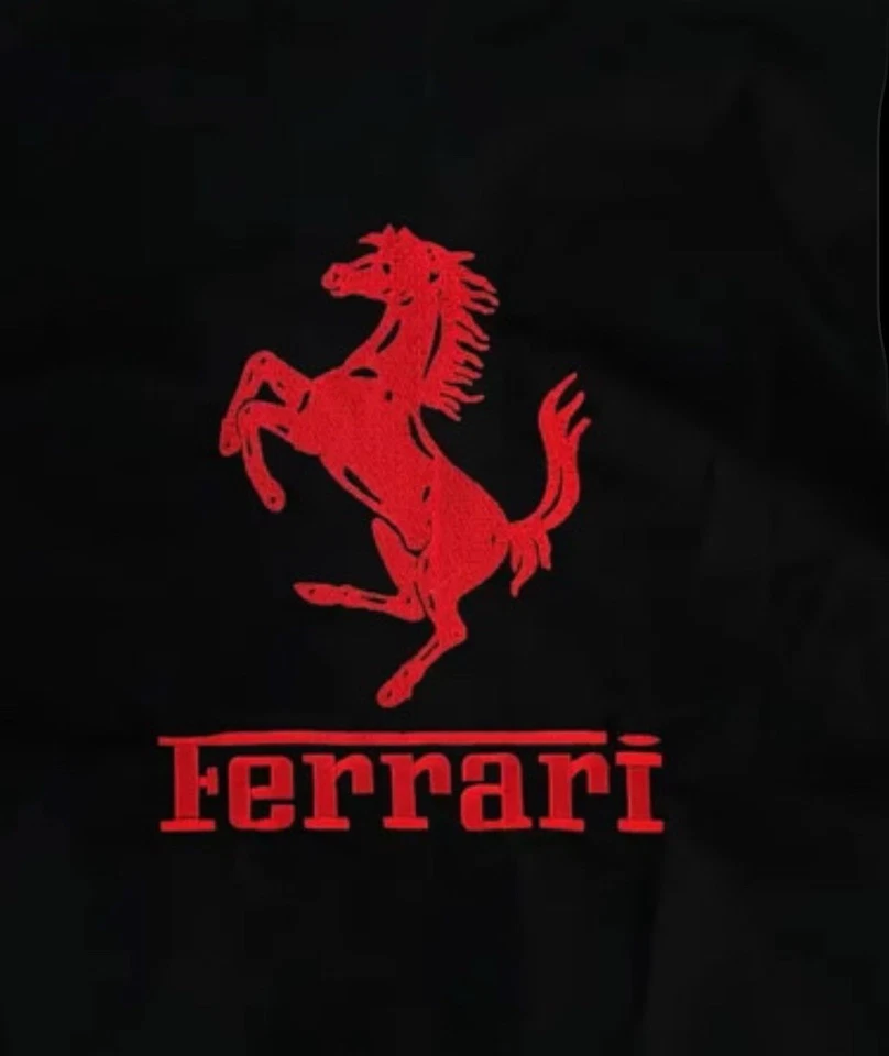 Vintage Ferrari Racing Jacket F1 Team Scuderia Embroidered Logo Mens  Red& White - Image 4 of 4