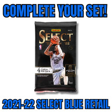 2021-22 Panini Select Blue (Retail Base) - Complete Your Set