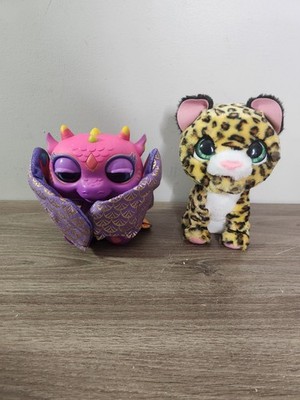 Hasbro FurReal Friends Moodwings Baby Dragon & Lolly Leopard Interactive Pet 