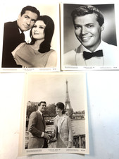 1963 Lot of 3 Press Photo Hugh O'Brian & Pamela Tiffin in "Come Fly With Me" MGM