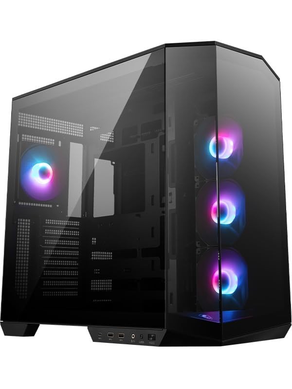 Boîtier PC de Jeu Moyen MAG PANO 100R PZ pour Éliminer les Câbles Visibles du Setup