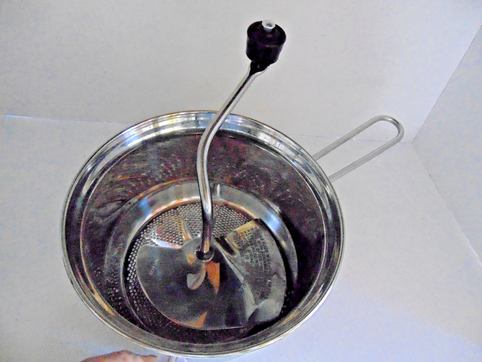 Foley Food Mill Stainless Steel Manual Masher Strainer Ricer No 101 Canning