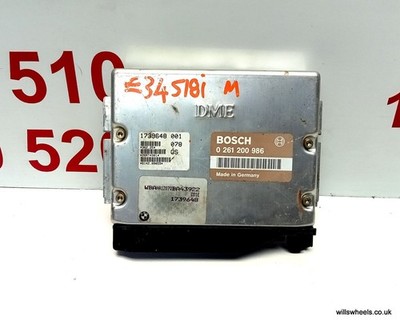 BMW Bosch DME 0261200986 Brown Label Steuergerät M43B18 E36 316i 318i E34 518i