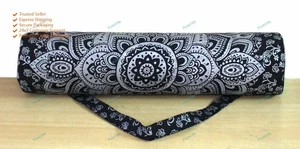 Indian Bohemian Mandala Yoga Tota Mat Bag Carrier Bag Gym Accessories