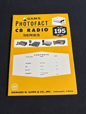 SAMS Photofact CB Radio Series Manual CB 195 June 1978