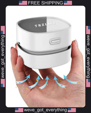 Mini Desk Vacuum Cleaner with Type-C Charging and Extra Nozzle