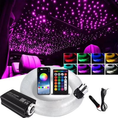 1000pc Car Home Headliner Star Light Kit Roof Twinkle Ceiling Lights Fiber Optic