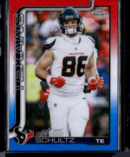 2025 Topps Chrome Dalton Schultz Red White & Blue Refractor