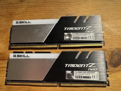 G. SKILL Trident Z Neo 32GB [2x16GB] DDR4 Memory - RGB [F4-3600c16D-32GTZNC]