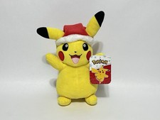 Holiday Pikachu Plush with Santa Hat, Pok mon, Jazwares, 2023, With Tag