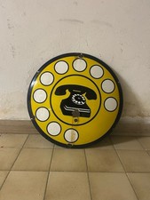 Targa/Insegna smaltata SIP telefono  anni 60