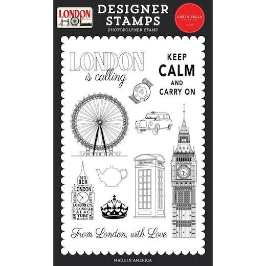 Carta Bella London Clear Stamps - London Is Calling