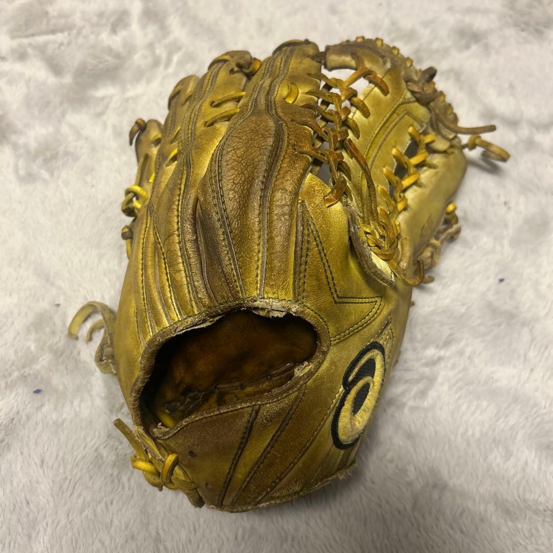 Asics Gold Stage Baseball Glove Hardball, Outfield, Used