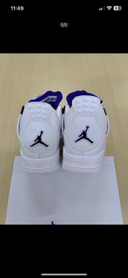 Jordan 4 Retro Metallic Purple size 8 Women s