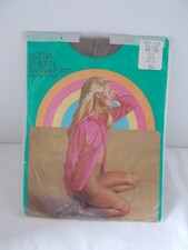Vintage Ultra Sheer Sandal foot Panty Hose First Quality Sealed Package Taupe