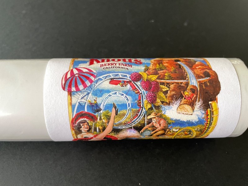 60TH ANNIVERSARY COLLAGE Knott’s Berry Farm Poster 22x28 2021 Bob Bates SEALED!