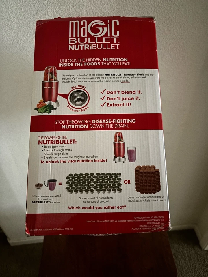 Magic Bullet NutriBullet 12-Piece Set – New, 600W Extractor - Image 4 of 4