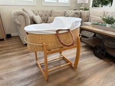 Design Dua Signature Bilia Moses Bassinet with liner  stand Plum  Sparrow 