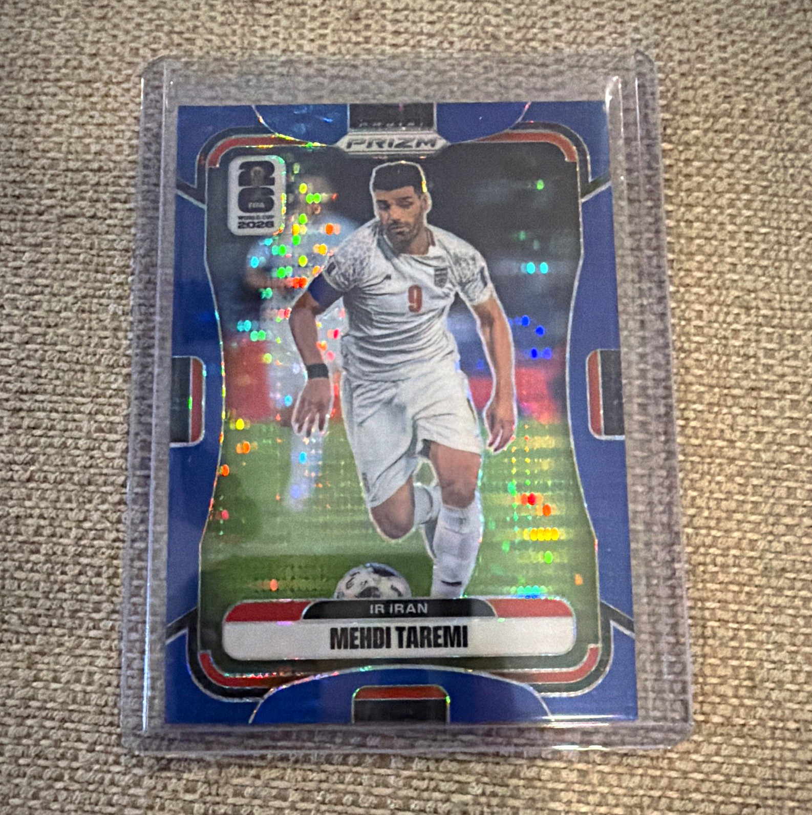 Panini 2026 Prizm FIFA World Cup Mehdi Taremi Iran #242 Blue Pulsar /49