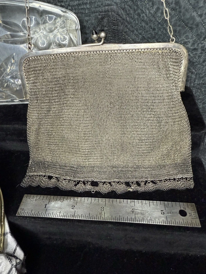 VTG Purse Lot Christian Dior Lucite Chainmail Beaded Gary Gail Owl Box Tenchido - Image 3 of 4