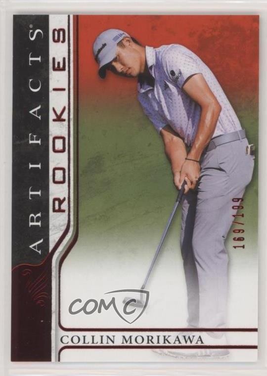 2021 Upper Deck Artifacts Rookies Red 169/199 Collin Morikawa #53 5me