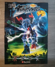 LEGO Technic Throwbots Ski 8501 Ice Slizer w/Case Disks Manual Poster Booklet