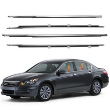 Auto Window Seal Weather Stripping For 2008-2012 Honda Accord 4-door Sedan
