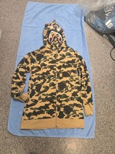 BAPE - Camo Shark Full-Zip Hoodie   Large - PreOwned - Classic Camo - Authentic