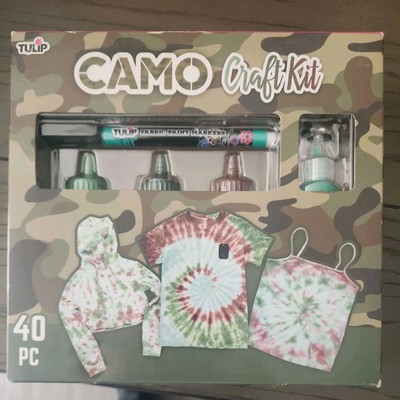 Tulip Tie Dye Shirt Kit 40pc Camo Everything You Need Fun & Fashion