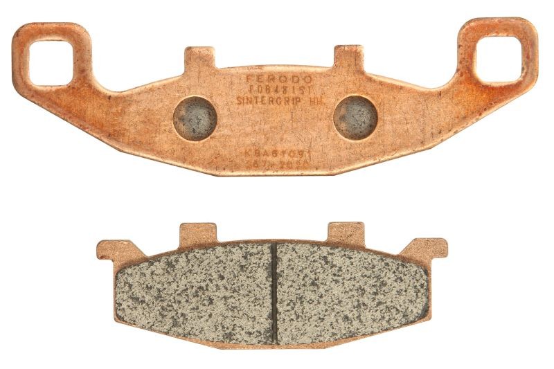 Fits FERODO FDB481ST Brake pads FDB481ST  sinter, intended use route fits KAWAS