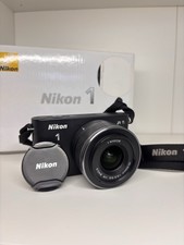 Nikon 1 J1 Black Mirrorless 10.1MP Camera w/ 1 NIKKOR 10-30mm Lens