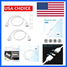 2Pcs 1-to-1 Female to Female ARGB Splitter Cables, ARGB Extension Cable, 3-Pi...