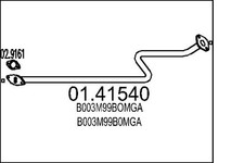 MTS 01.41540 Exhaust Pipe for NISSAN