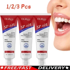 1/2/3X ORALHOE SP-6H Hydroxyapatite Probiotic Whitening-Toothpaste❣